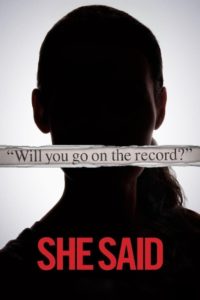 Poster for the movie "She Said"